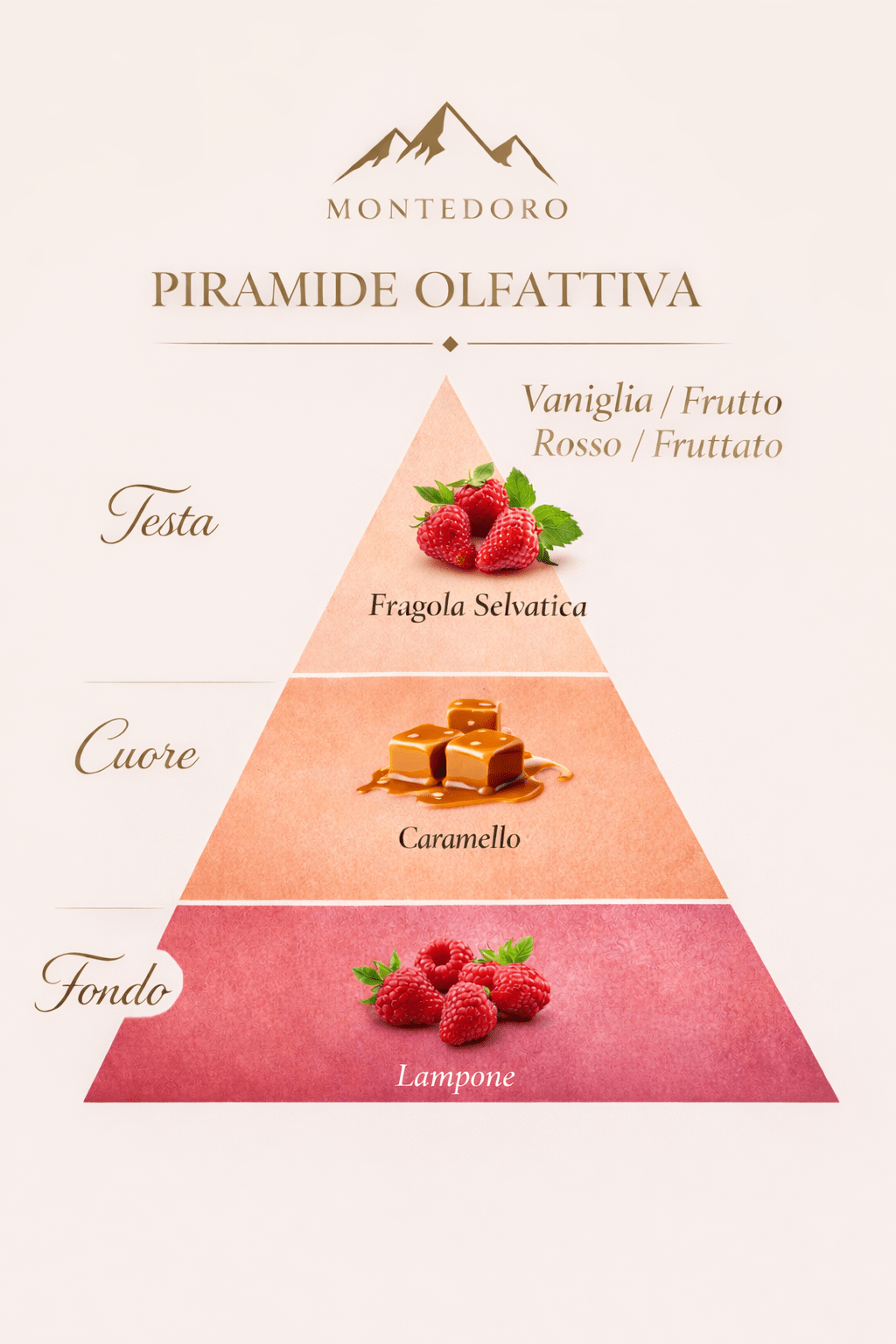 Candela Profumata Lampone e Caramello Dolce