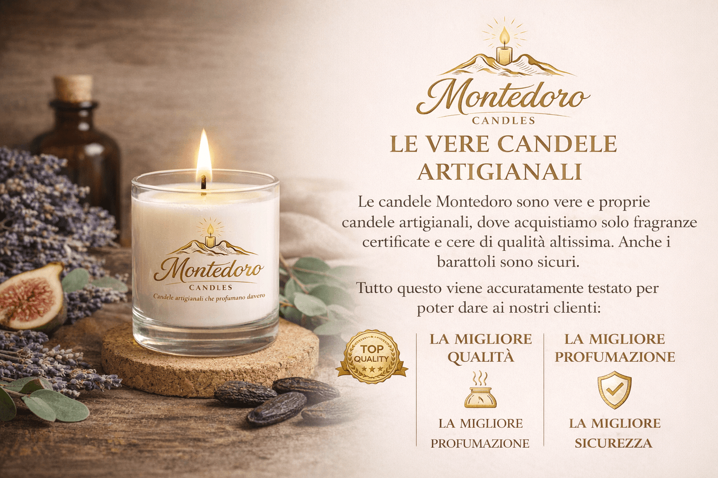 Candela Profumata Lampone e Caramello Dolce