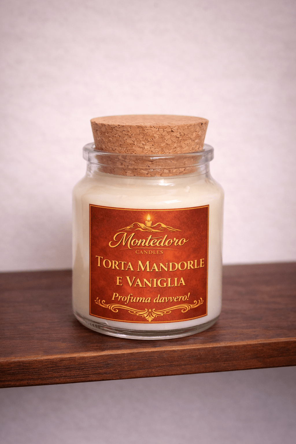 Candela Profumata Torta Mandorle e Vaniglia